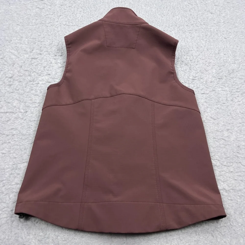 Carhartt Denwood Vest Womens Large Purple Full Zip Workwear Softshell Easy Gilet
